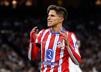 Simeone salió reemplazado en el