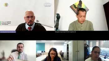 El juez Luis Alejandro Barreto declaró legal la extracción de datos de cinco dispositivos incautados en el proceso contra Lili Pink - crédito Rama Judicial