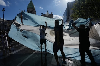 La Justicia aceptó el pedido de la CGT y frenó de manera cautelar parte central de la reforma laboral propuesta por el Gobierno argentino. (AP Foto/Rodrigo Abd)