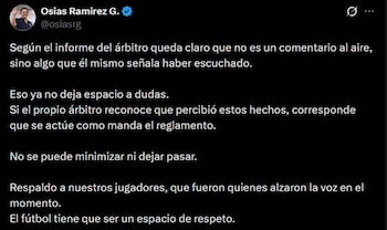 El tuit del presidente de