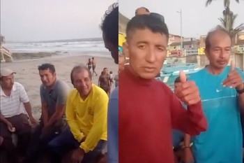 Los pescadores encontrados