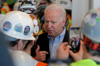 El candidato demócrata y ex