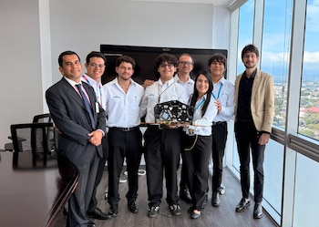 Estudiantes costarricenses representarán al país en una final internacional de emprendimiento. Cortesía: Universidad Fidélitas