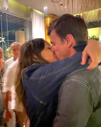 Pampita saludó con un romántico