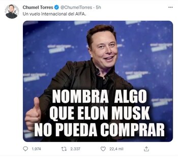 Chumel Torres compartió una imagen