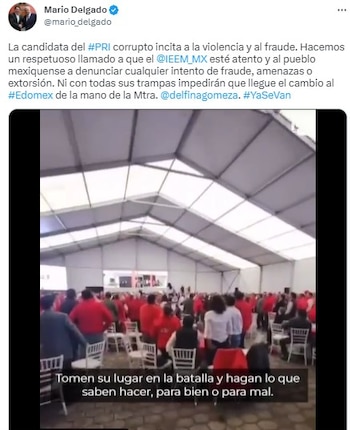 Mario Delgado señaló presuntas irregularidades