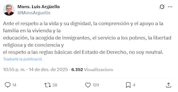 Luis Argüello, presidente de la