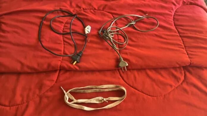 Los tres integrantes de la familia fueron maniatados (Gentileza: Ahora Mar del Plata)