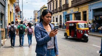 Usuários peruanos estão relatando um aumento nas chamadas perdidas de números internacionais, ligadas ao golpe Wangiri.| Imagem: Gêmeos IA