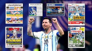 “Otro milagro de Messi” y “Es un mito”: las portadas de los diarios del mundo tras el épico triunfo de Argentina sobre Egipto en el Mundial
