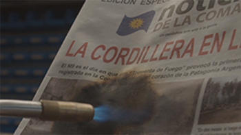 Los incendios no cesaron en