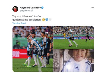 El posteo en Twitter en