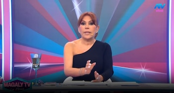 Magaly Medina reacciona al regreso de Sheyla Rojas y sorprende con comentario sobre sus canjes. Captura: Magaly TV La Firme.