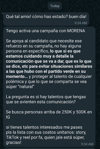 El mensaje que recibió José