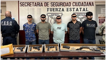 Los detenidos fueron presentados ante