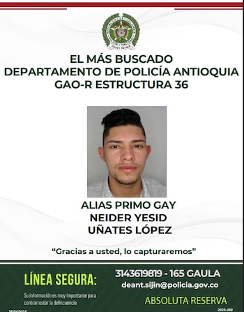 Por este criminal se ofrece