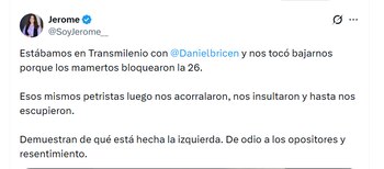Jerome Sanabria aseguró que el