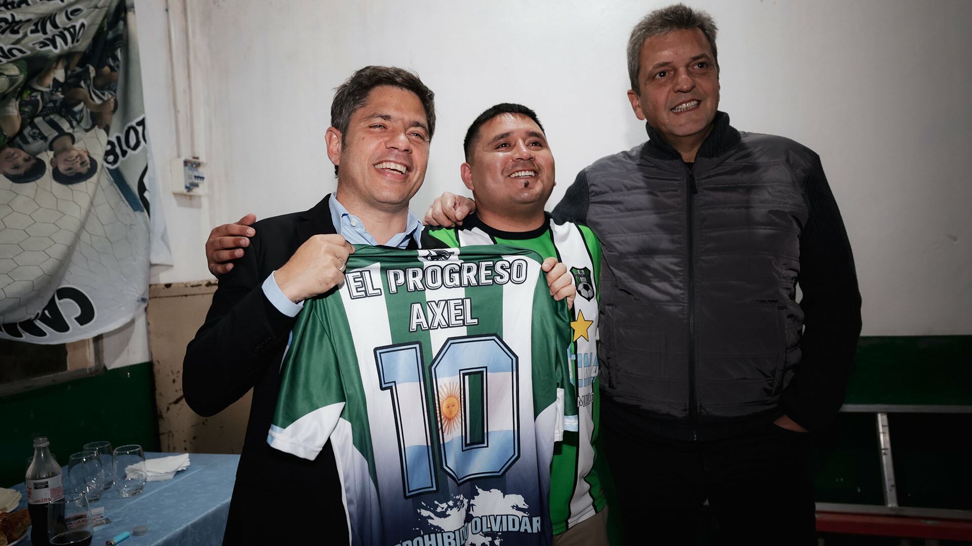 Axel Kicillof y Sergio Massa compartieron un acto en Tigre en el último tramo de la campaña (@Kicillofok)