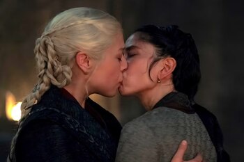 El famoso beso que ha