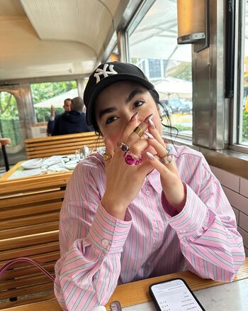 El look "newyorker" de Lali