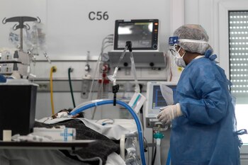 Al gobierno nacional le preocupa el aumento de la curva de contagios (EFE/Juan Ignacio Roncoroni/Archivo)