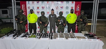 La operación militar en Catatumbo resultó en el abatimiento de 12 miembros clave del ELN, incluido el experto en drones, alias Yair - crédito prensa Fuerzas Militares