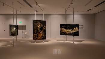 Pinturas informalistas de "Alberto Greco,