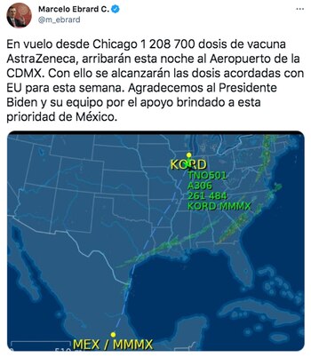 El canciller agradeció al presidente