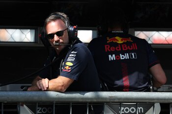El director de Red Bull está en el centro de la escena por una investigación de "conducta inapropiada" contra una empleada (REUTERS/Claudia Greco)