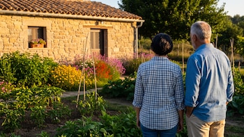 “Ya hemos tenido suficiente estrés en la vida”: Véronique y Marc son los dos únicos habitantes de una isla a la que solo se puede llegar a pie o en bicicleta