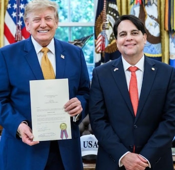 El segundo vicepresidente Douglas Soto fue designado para asumir como embajador de Costa Rica en Estados Unidos. Crédito: Ministerio de Relaciones Exteriores y Culto