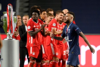 Otra postal de Neymar mientras