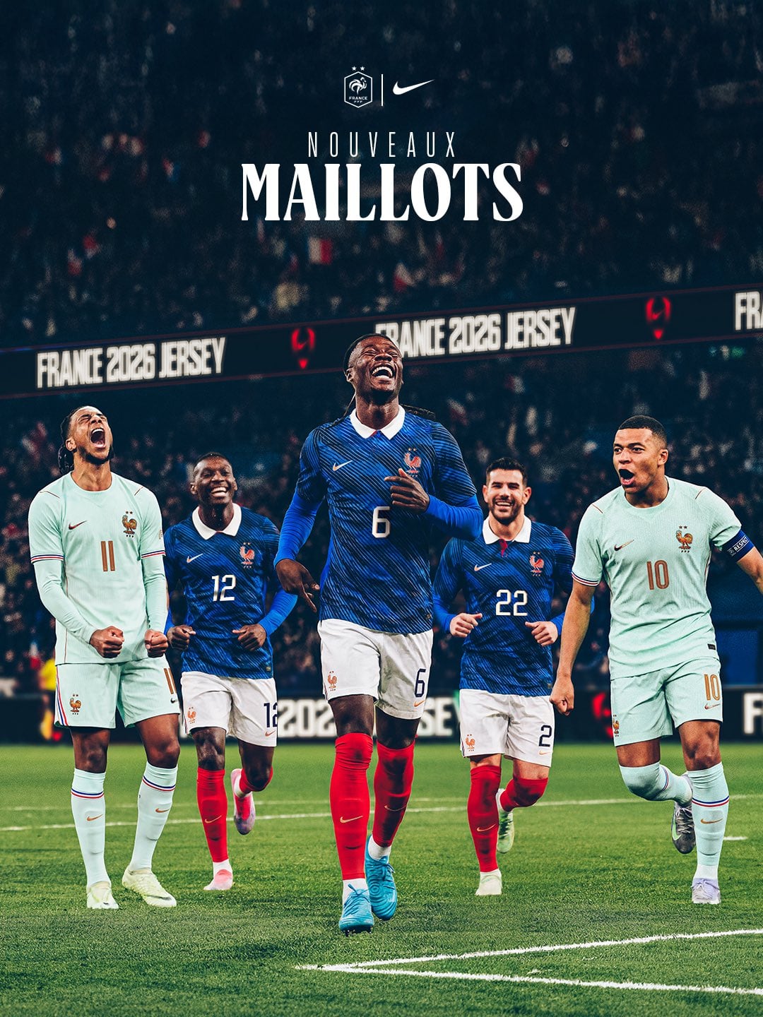 Francia jugará en el Mundial 2026 en el grupo I junto a Senegal, Noruega y el repechaje internacional - crédito Federación Francesa de Fútbol