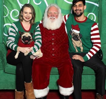 La pareja se comprometió en