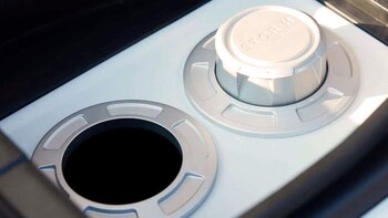 Dos tubos de hidrógeno van