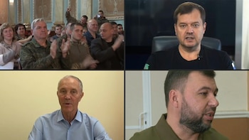 Las autoridades instaladas por Moscú