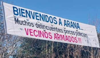 pasacalles arana la plata inseguridad (0221)