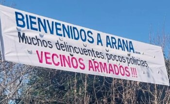 Vecinos de La Plata colgaron pasacalles por la ola de inseguridad: “Sr. Chorro, pase tranquilo” - Image 3