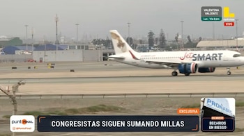 “Millas como cancha”: informe revela viajes de congresistas antes del cierre del Parlamento unicameral. Captura: Latina.