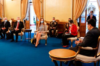 Fotografía cedida por prensa Miraflores