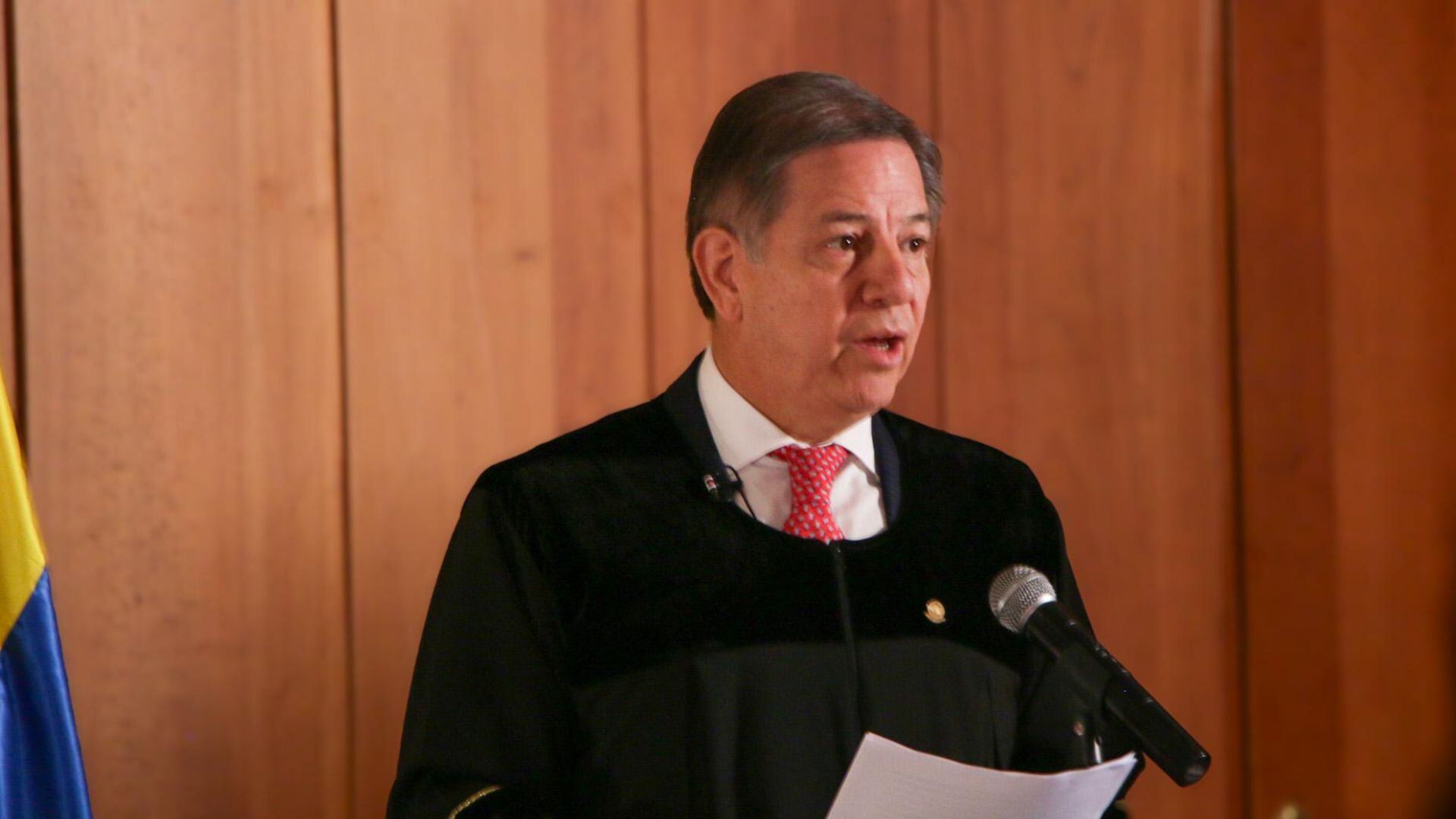 El presidente de la Corte Suprema hizo un llamado urgente a respetar de manera íntegra la Constitución de 1991 - crédito Corte Suprema de Justicia