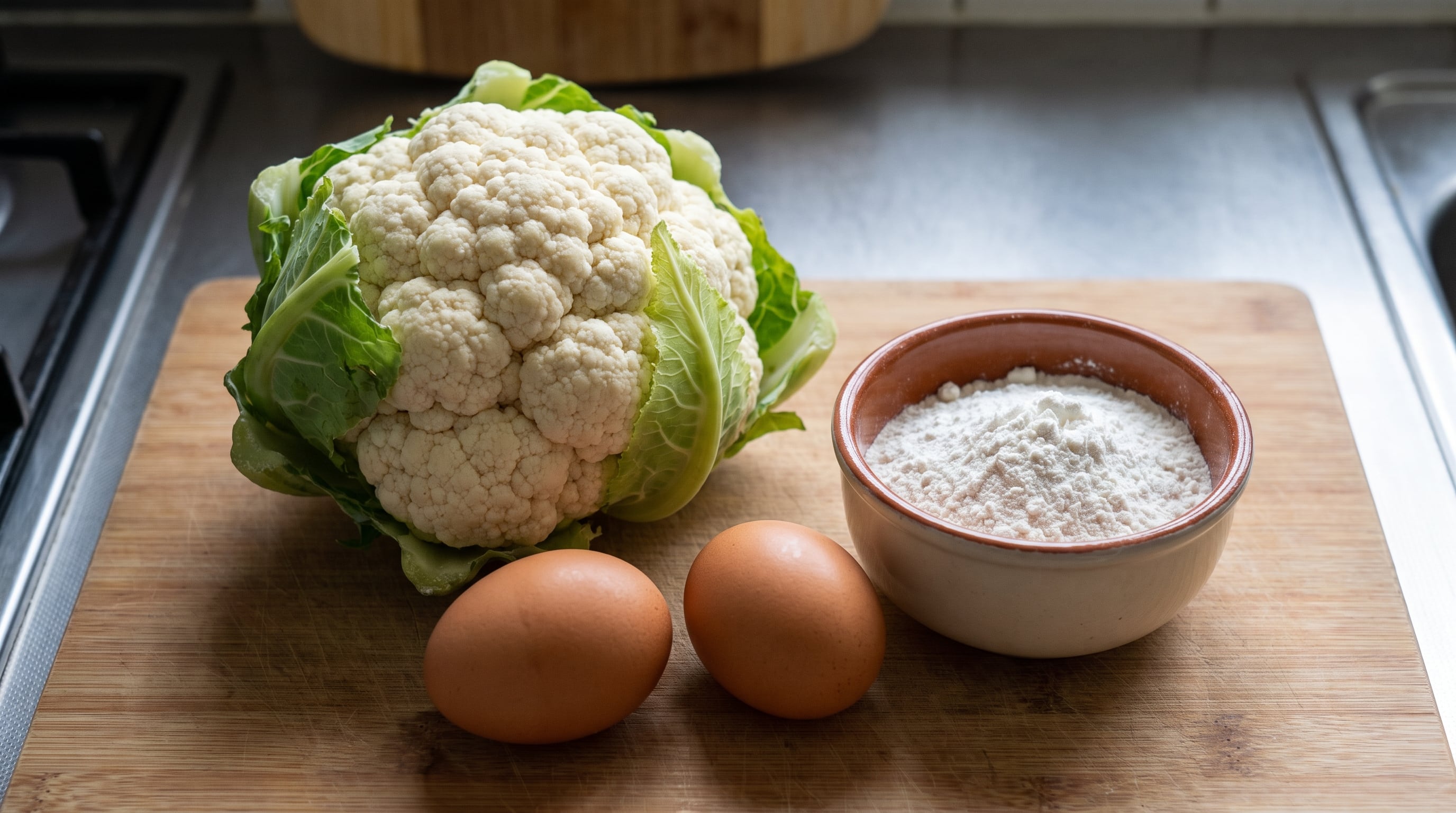 Los ingredientes reúnen coliflor mediana, huevos y harina leudante, entre otros (Imagen Ilustrativa Infobae)