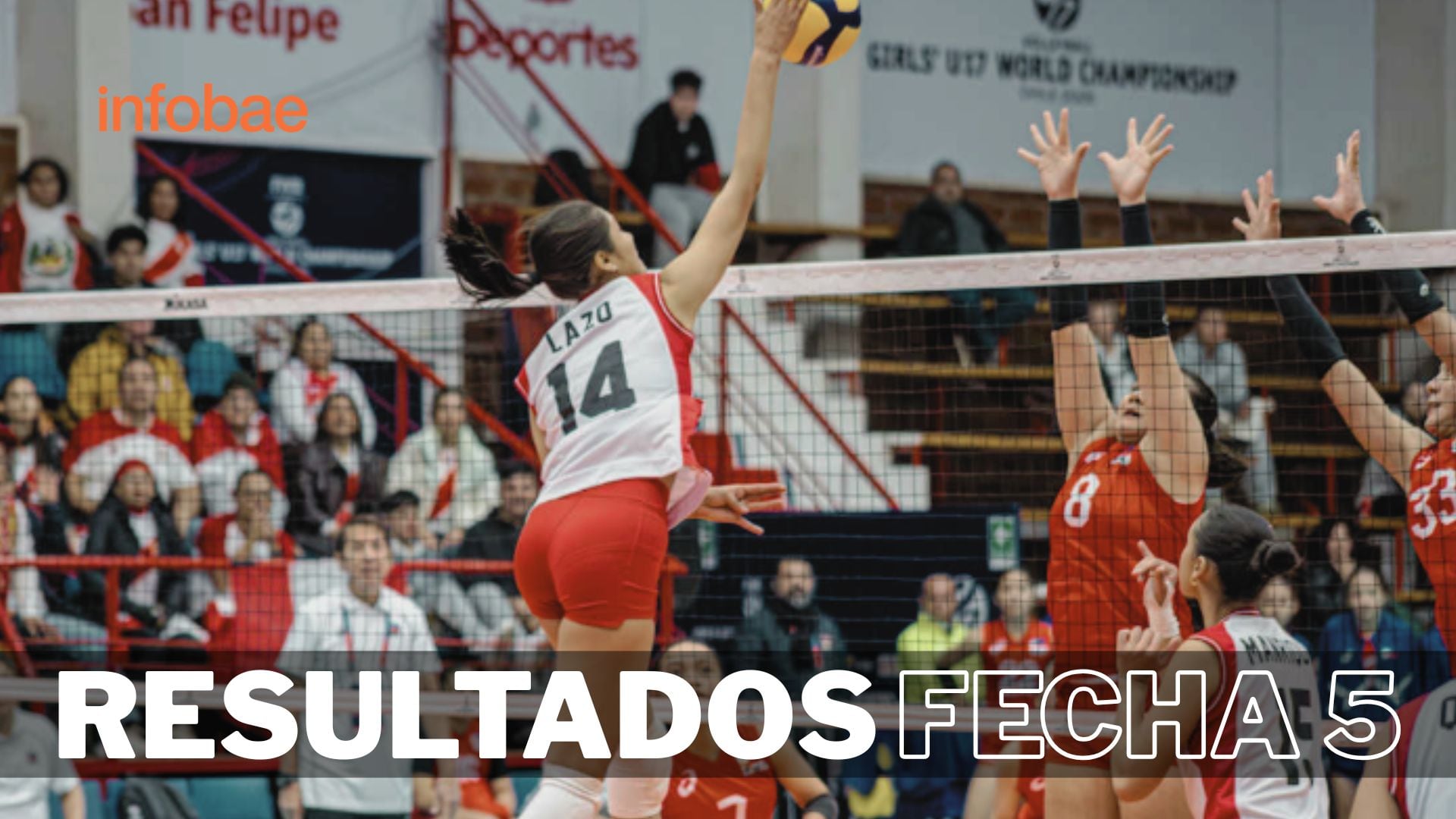 Resultados de la fecha 5 del Mundial Sub 17 de vóley 2026 HOY: así van los partidos