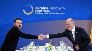 El presidente de Ucrania, Volodimir