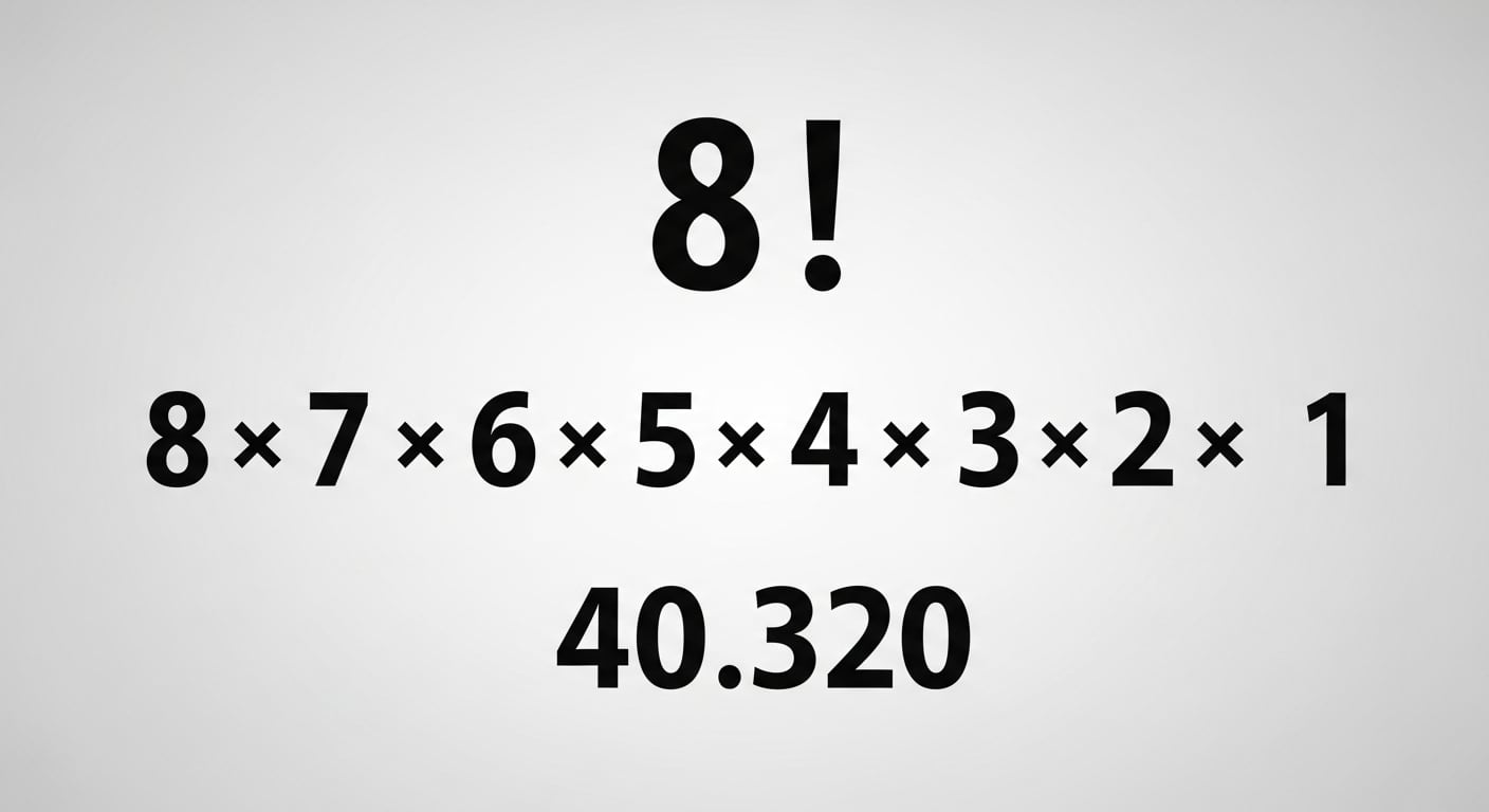 Al incrementar la cantidad de elementos, el valor factorial crece rápidamente y alcanza cifras millonarias a partir de 10 elementos (Imagen Ilustrativa Infobae)