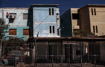 En el tercer piso de