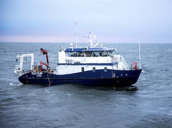 Los exámenes submarinos y el informe de 2023 descartaron que el hundimiento del MS Estonia se debiera a una colisión o una explosión (Stefan Jerrevang/TT News Agency/via REUTERS)
