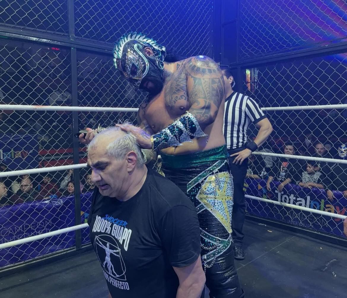 El aniversario del recinto cerró con uno de los momentos más impactantes del año.(Facebook Tijera Lucha)