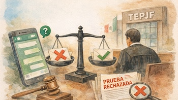 Chats de WhatsApp no bastan: TEPJF marca restricciones para su admisión como prueba en juicios electorales
