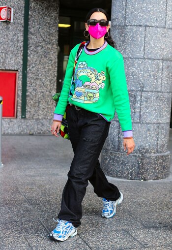 Dua Lipa viajó a Italia